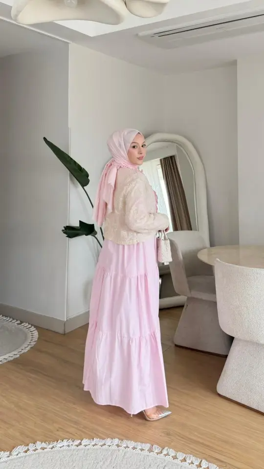 Yeni Sezon Matmazel Elbise Pembe