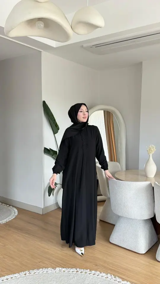 Yeni Sezon Derya Elbise Siyah