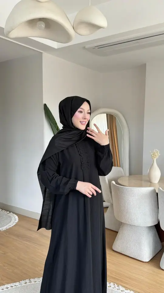 Yeni Sezon Derya Elbise Siyah