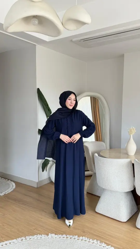 Yeni Sezon Derya Elbise Lacivert