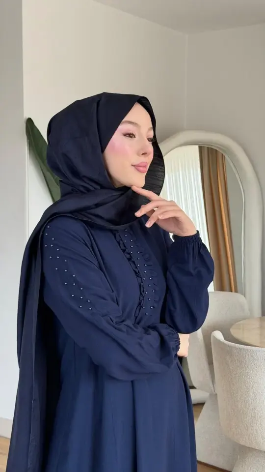 Yeni Sezon Derya Elbise Lacivert