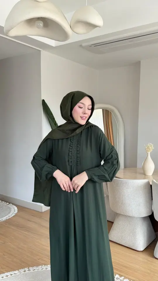 Yeni Sezon Derya Elbise Haki