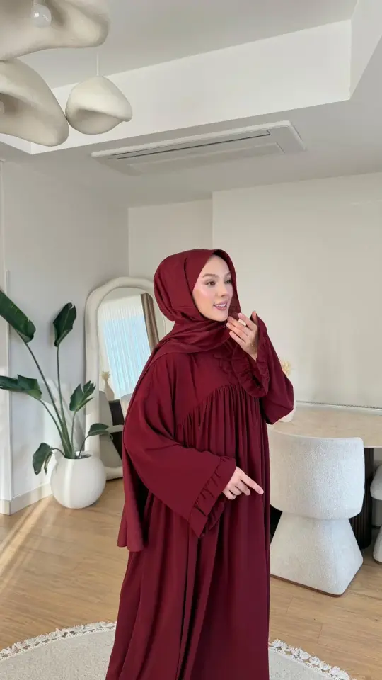 Yeni Sezon Esma Elbise Bordo