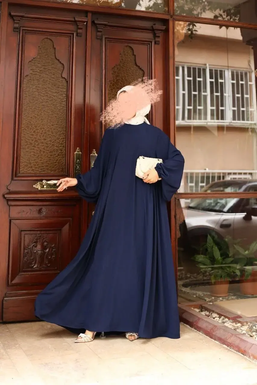 Yeni Sezon Çağla Elbise Lacivert