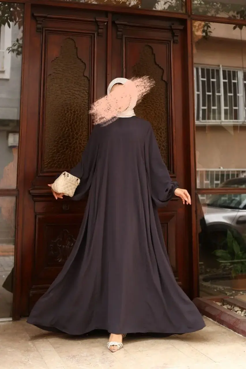 Yeni Sezon Çağla Elbise Füme
