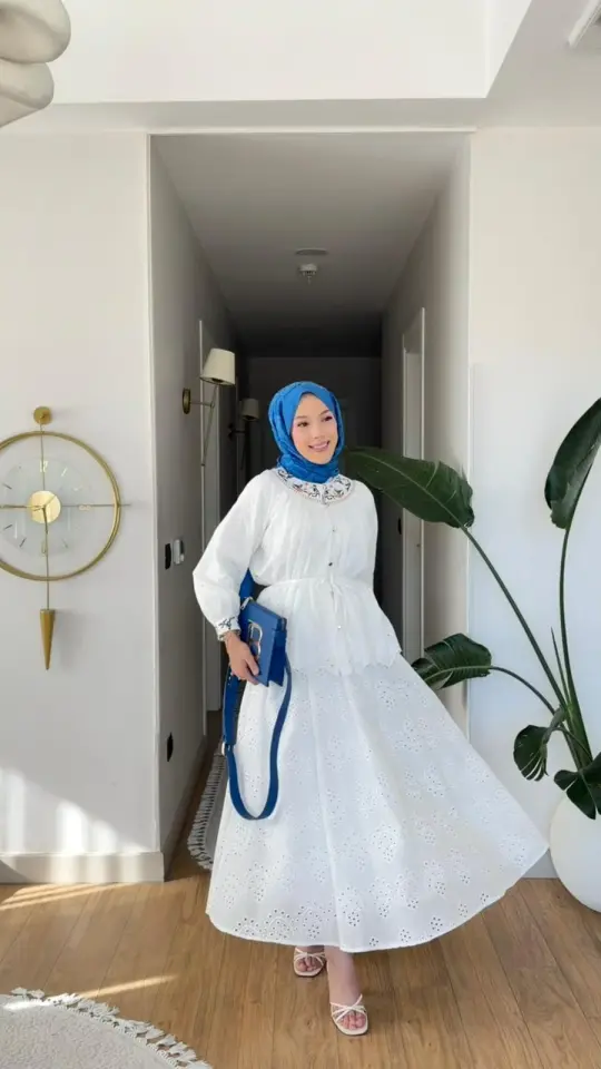 Yeni Sezon Angel Nakışlı Fisto Takım Astarlı Beyaz