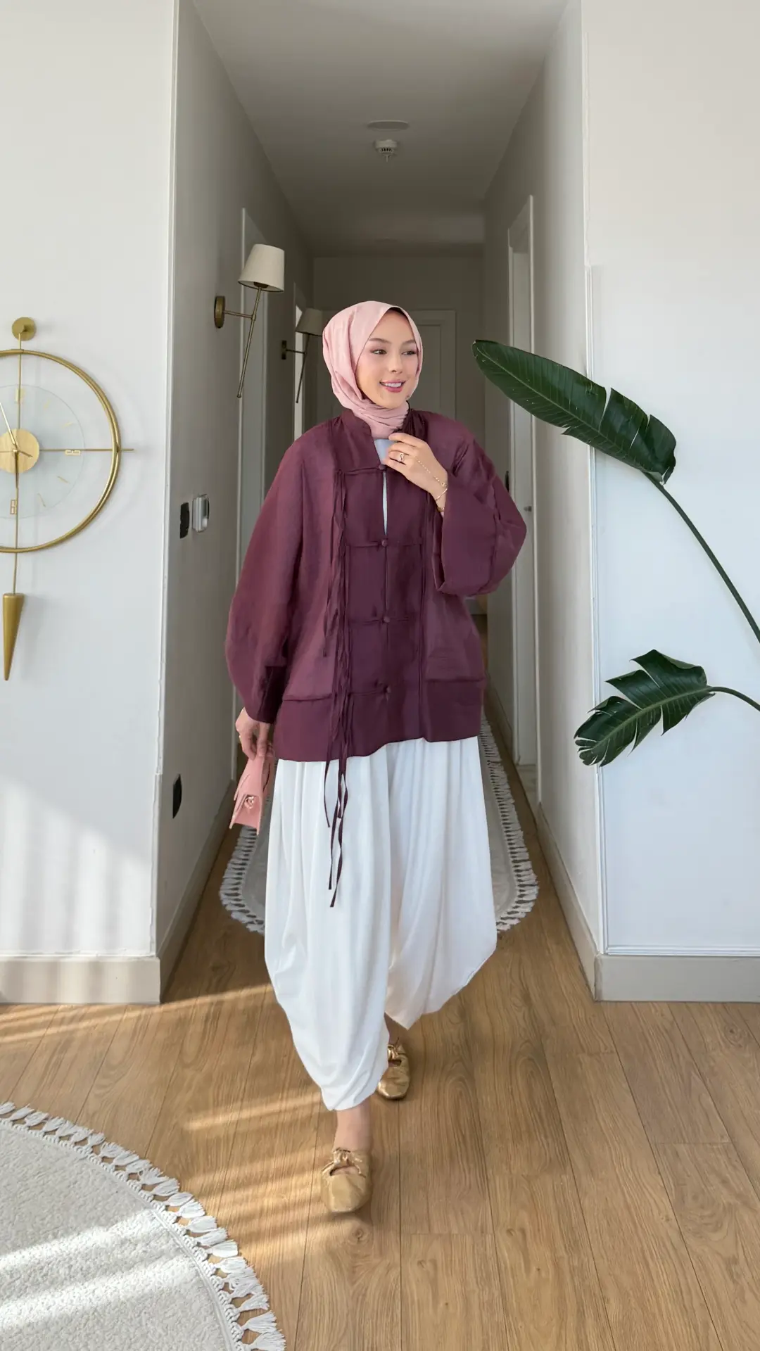 Yeni Sezon Mifa Kimono Ceket Mürdüm