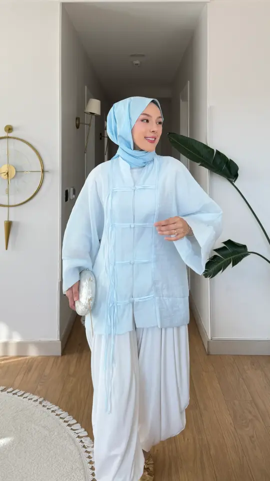 Yeni Sezon Mifa Kimono Ceket Bebe Mavisi