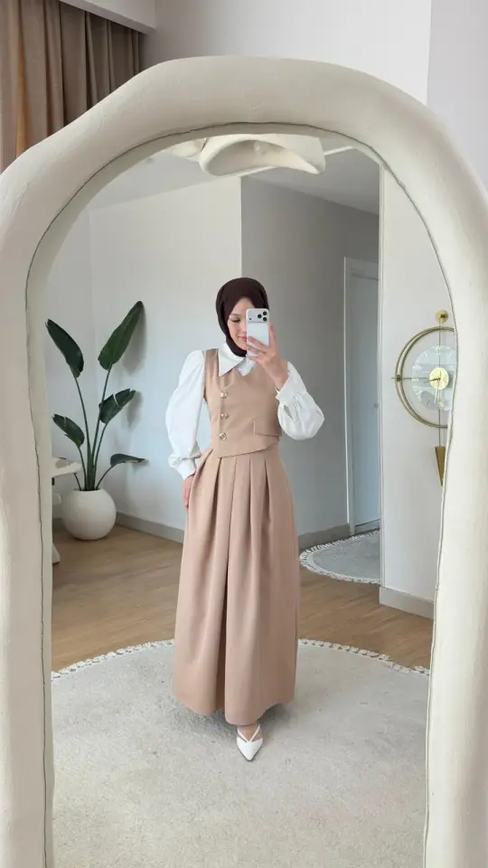 Yeni Sezon Ela Jile (Gömlek Hediyeli) Bej