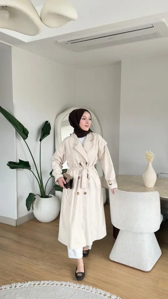 Yeni Sezon Serenay Trençkot Bej