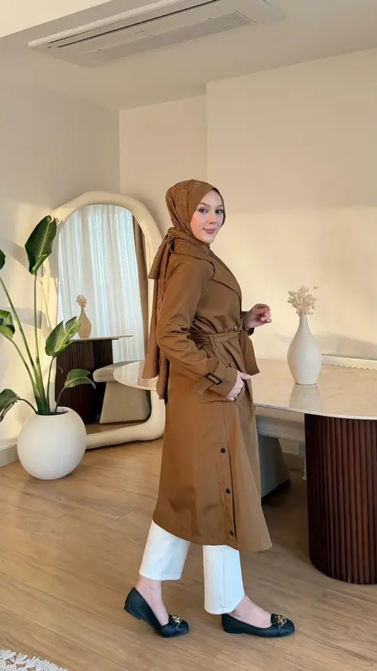 Yeni Sezon Serenay Trençkot Taba
